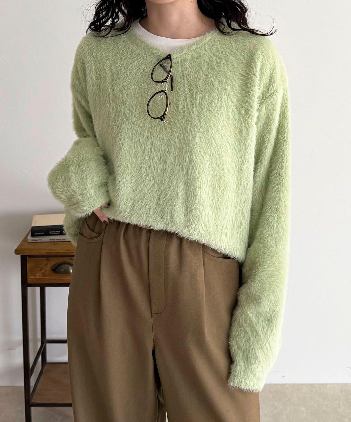 不規則下襬長袖T恤