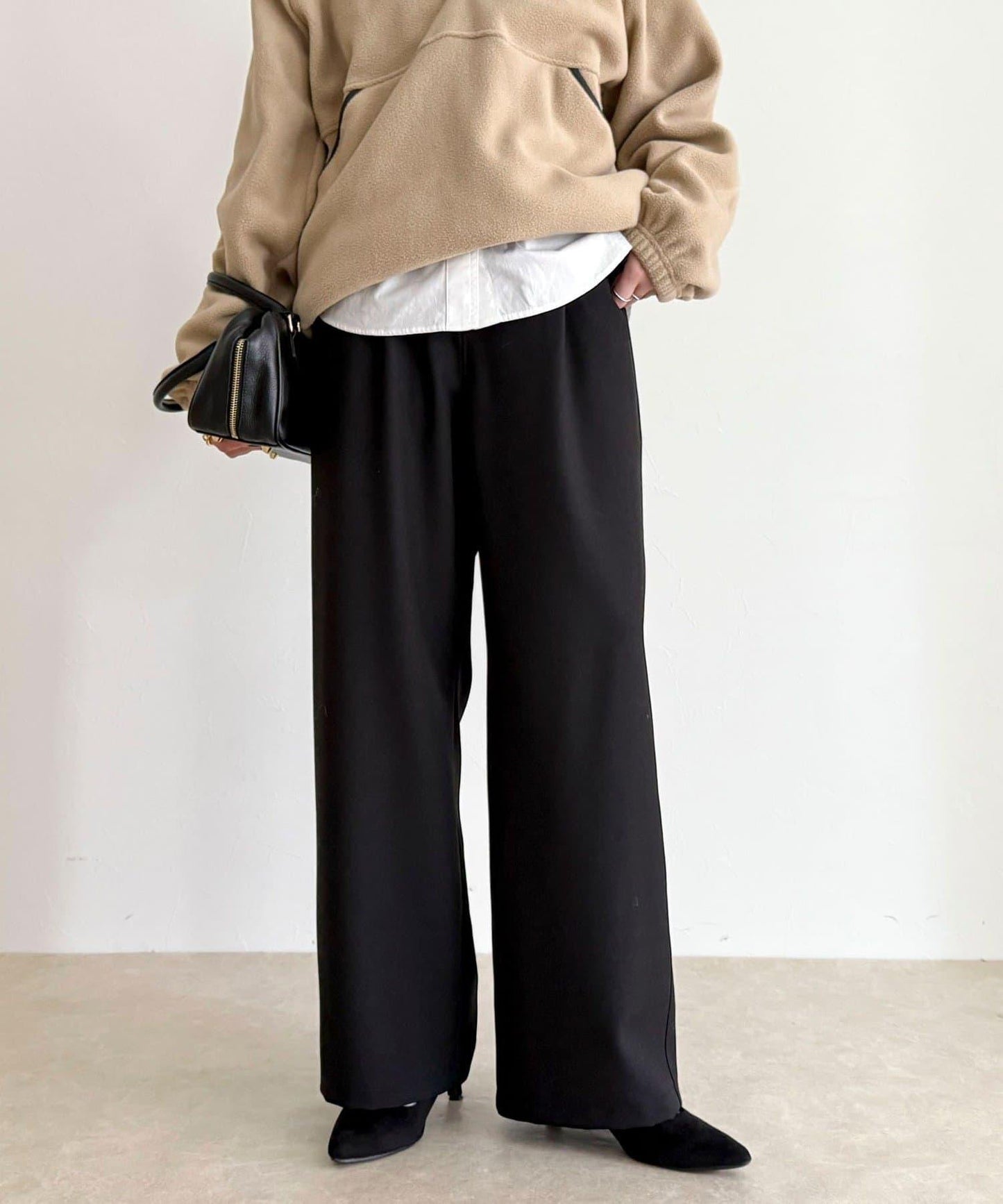 羊毛感五口袋休閒褲