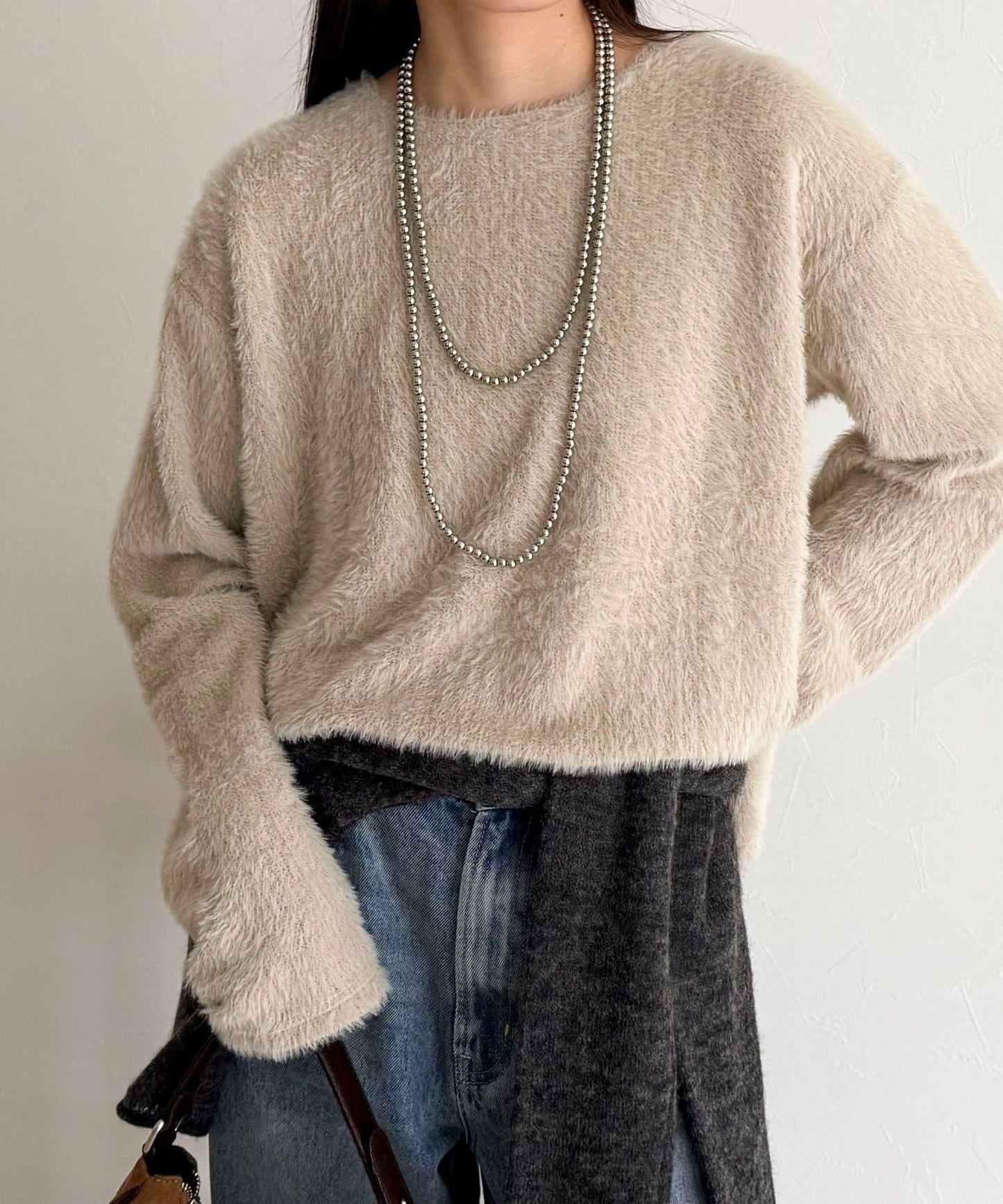 不規則下襬長袖T恤