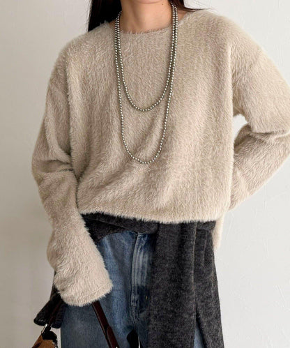 不規則下襬長袖T恤