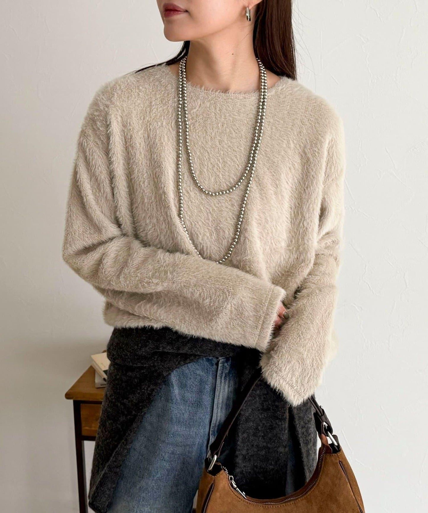 不規則下襬長袖T恤