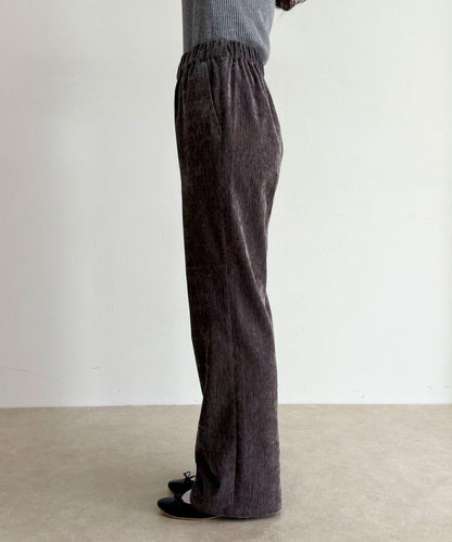 燈芯絨彈力喇叭褲