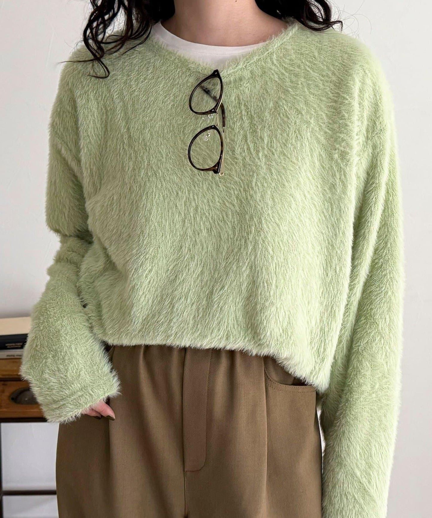 不規則下襬長袖T恤