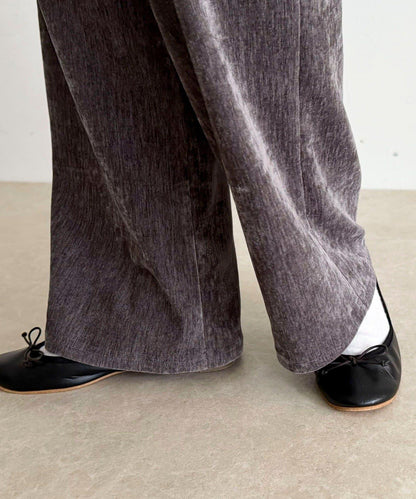 燈芯絨彈力喇叭褲