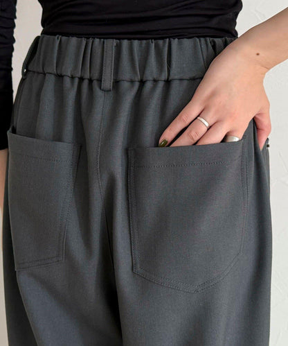 羊毛感五口袋休閒褲