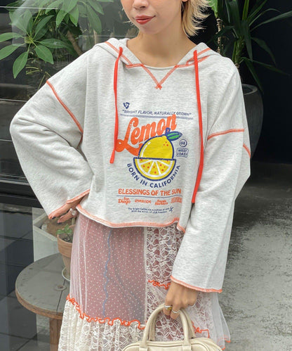 【HELLO.SANFRANCISCO/ハローサンフランシスコ】連帽印花衛衣