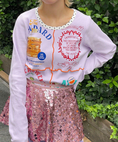 【HELLO.SANFRANCISCO/ハローサンフランシスコ】拼接印花上衣