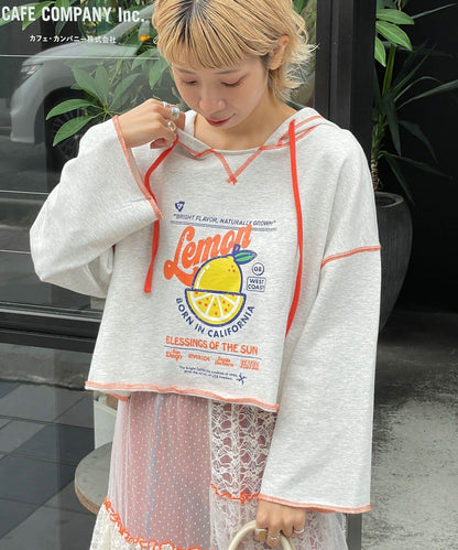 【HELLO.SANFRANCISCO/ハローサンフランシスコ】連帽印花衛衣