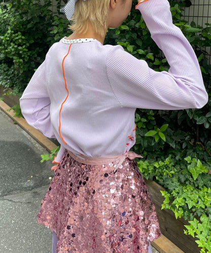 【HELLO.SANFRANCISCO/ハローサンフランシスコ】拼接印花上衣