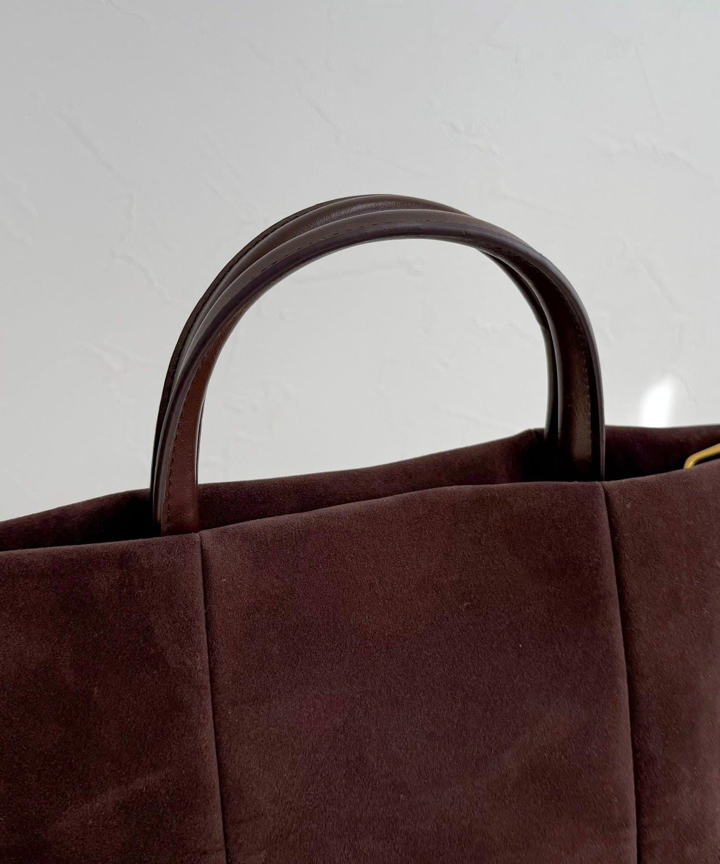 仿麂皮迷你托特包