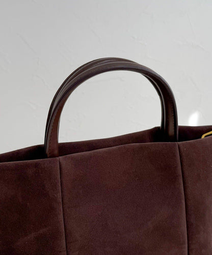 仿麂皮迷你托特包