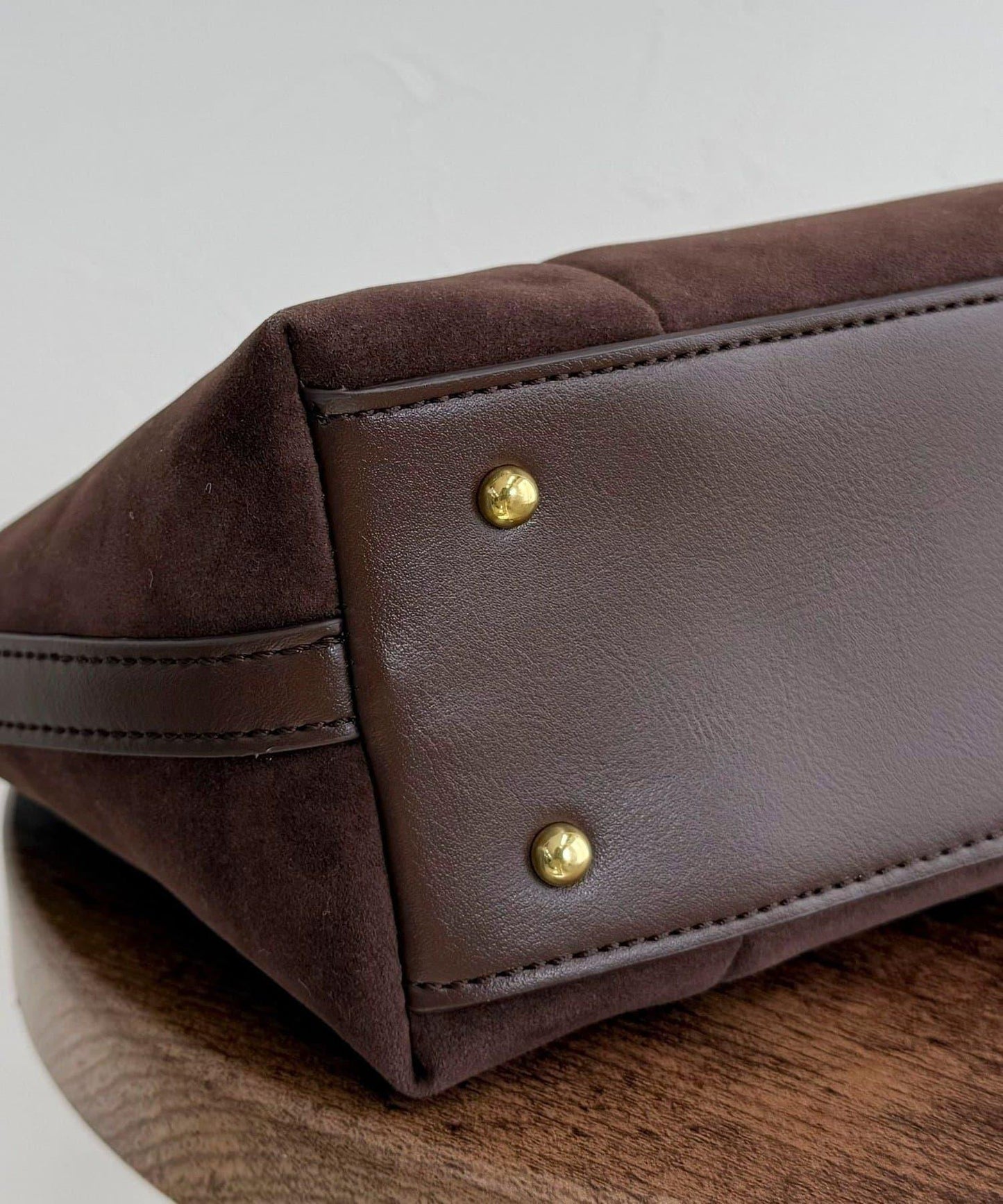 仿麂皮迷你托特包