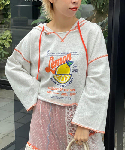 【HELLO.SANFRANCISCO/ハローサンフランシスコ】連帽印花衛衣