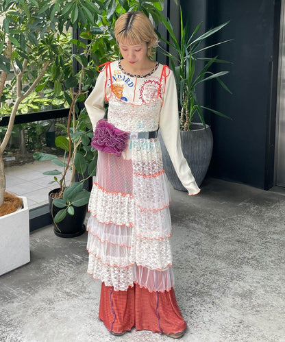 【HELLO.SANFRANCISCO/ハローサンフランシスコ】拼接印花上衣