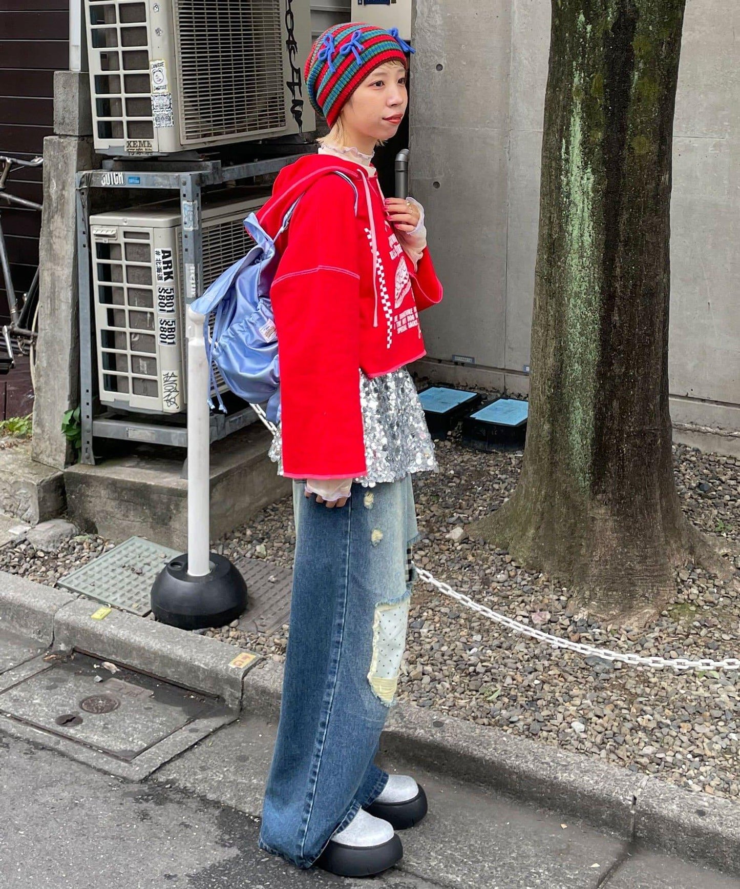 【HELLO.SANFRANCISCO/ハローサンフランシスコ】連帽印花衛衣