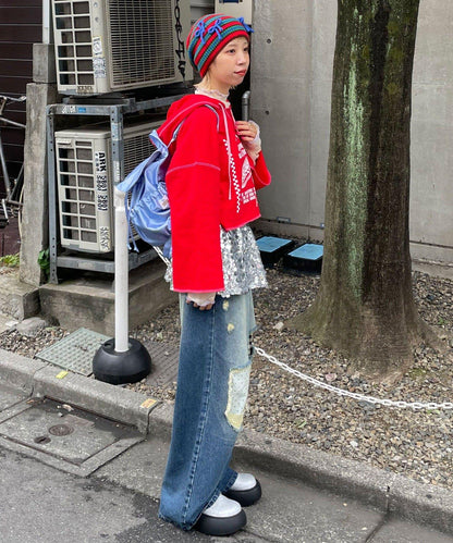 【HELLO.SANFRANCISCO/ハローサンフランシスコ】連帽印花衛衣