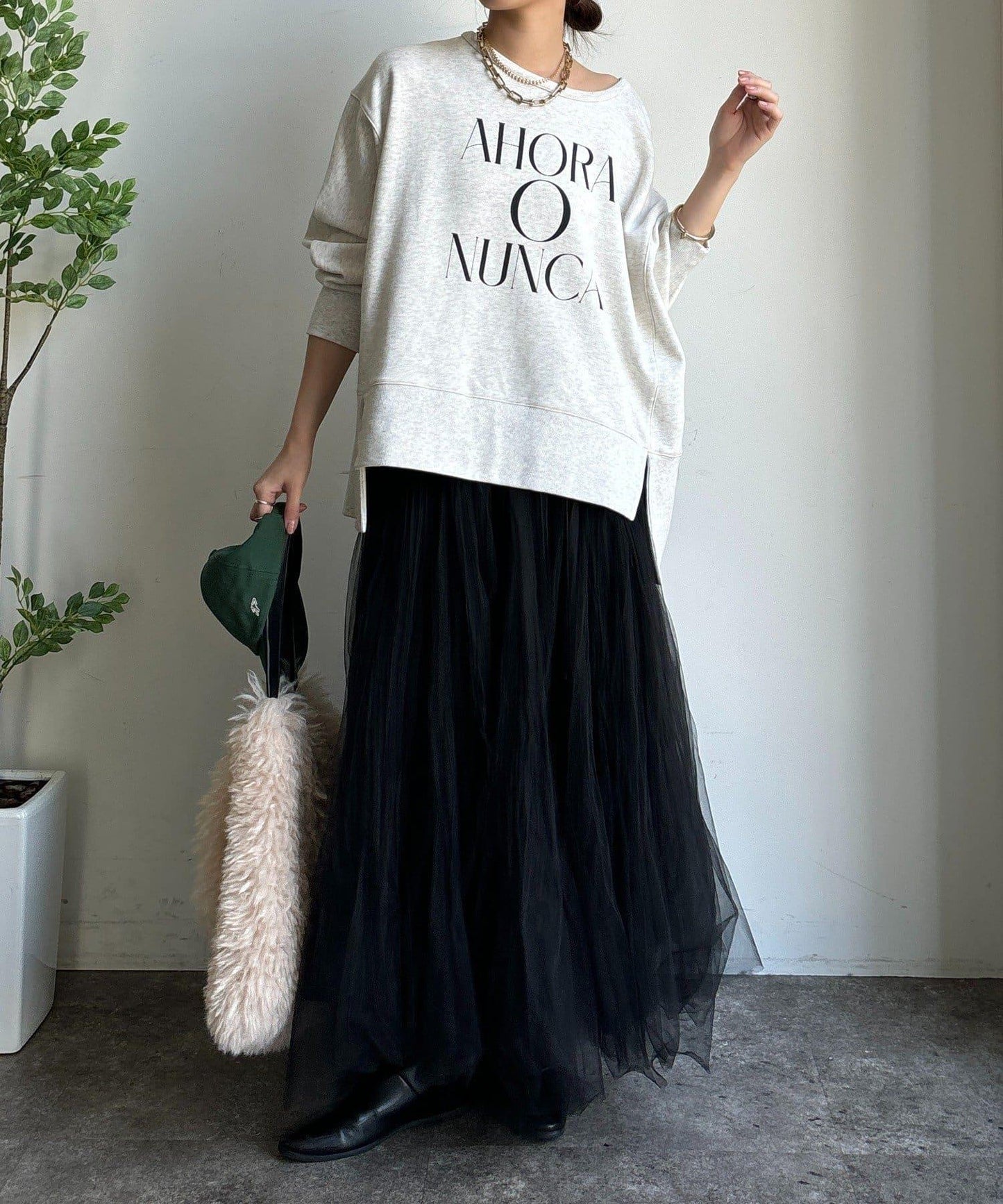 側開叉標誌衛衣