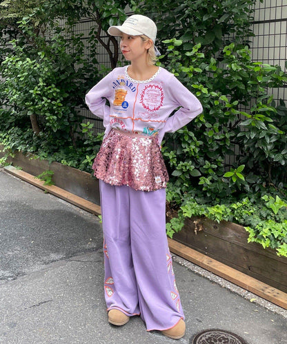 【HELLO.SANFRANCISCO/ハローサンフランシスコ】拼接印花上衣