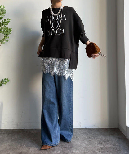 側開叉標誌衛衣