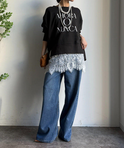 側開叉標誌衛衣