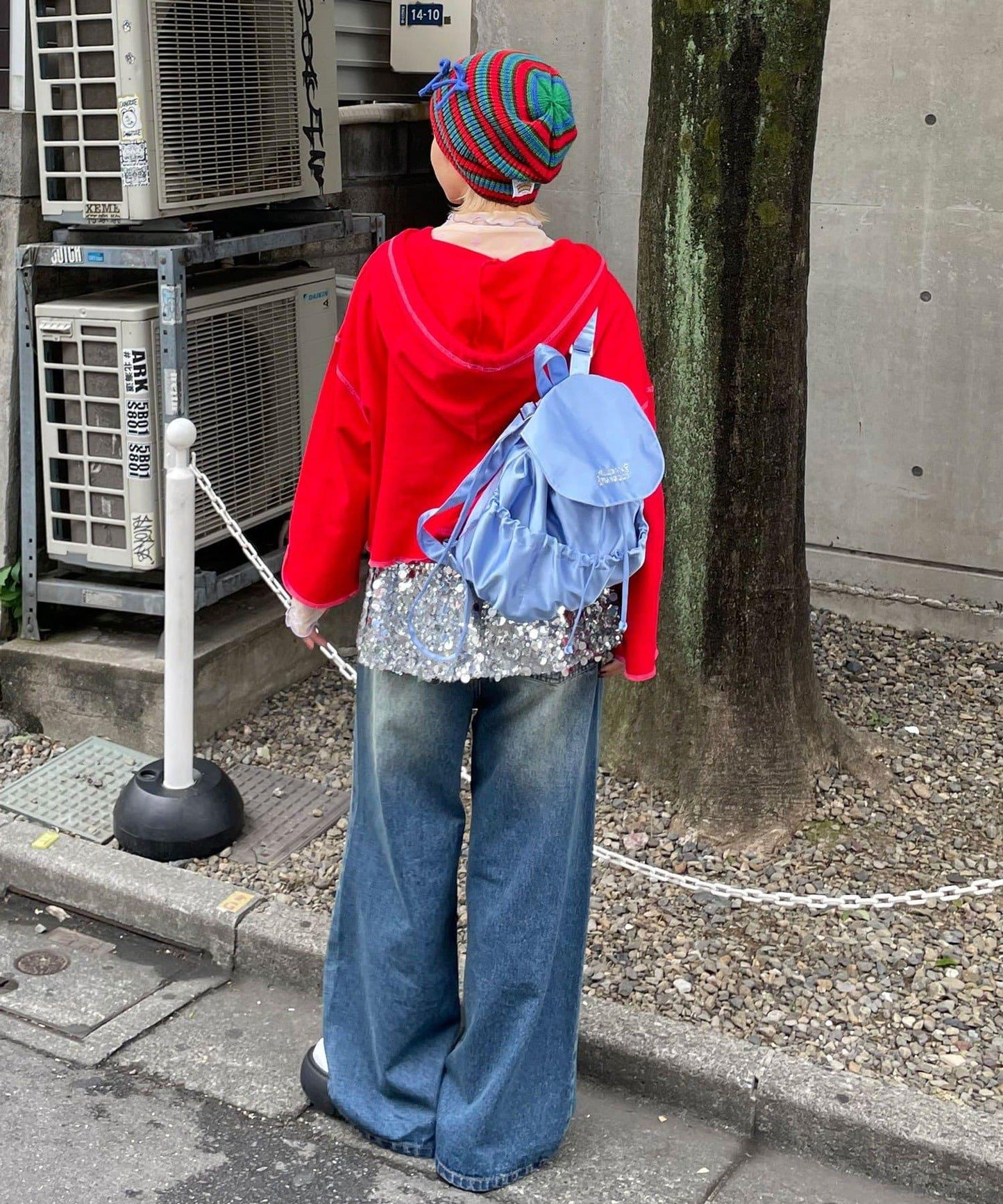 【HELLO.SANFRANCISCO/ハローサンフランシスコ】連帽印花衛衣