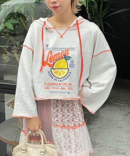 【HELLO.SANFRANCISCO/ハローサンフランシスコ】連帽印花衛衣