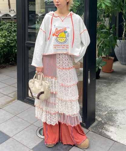 【HELLO.SANFRANCISCO/ハローサンフランシスコ】連帽印花衛衣