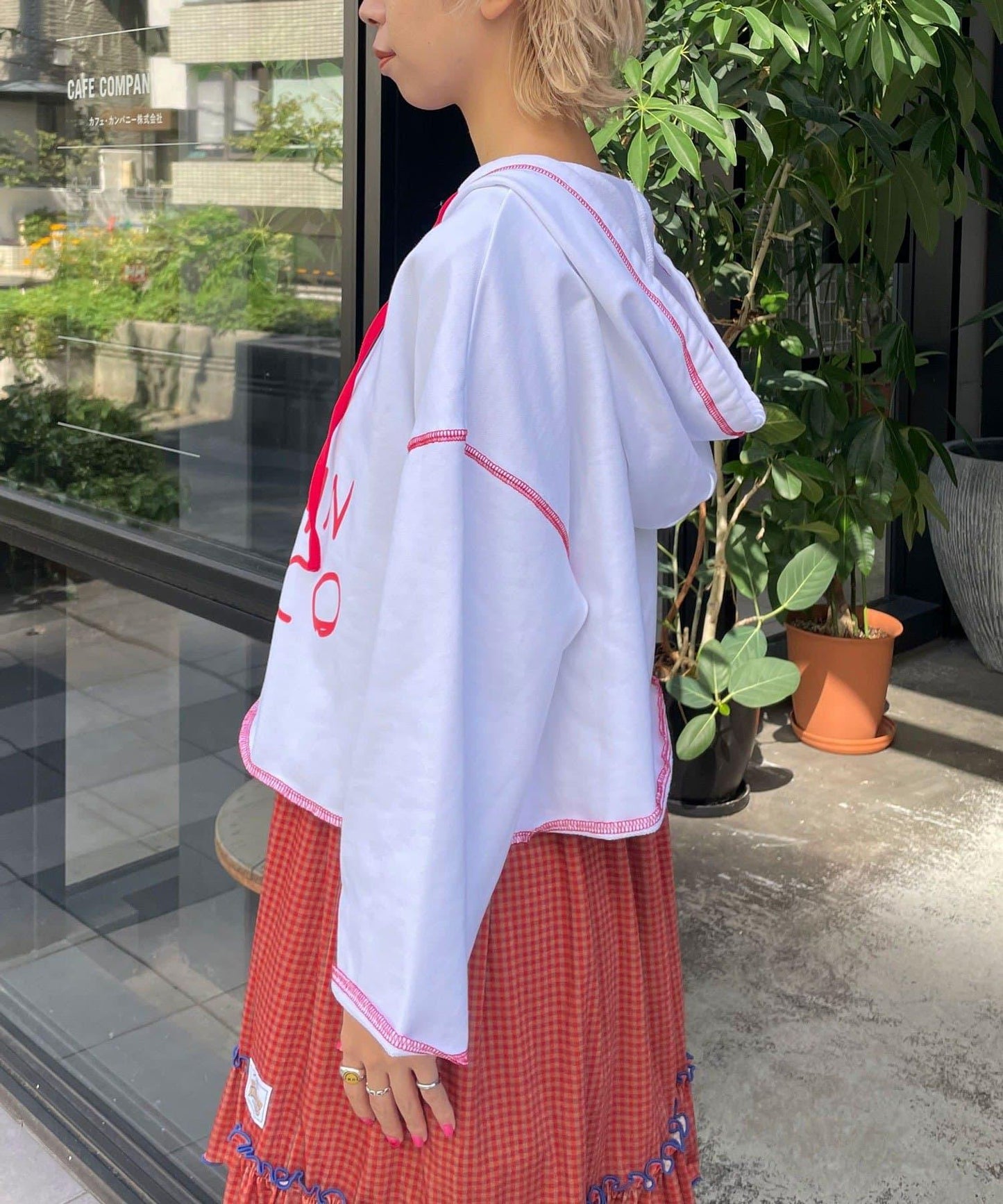 【HELLO.SANFRANCISCO/ハローサンフランシスコ】連帽印花衛衣