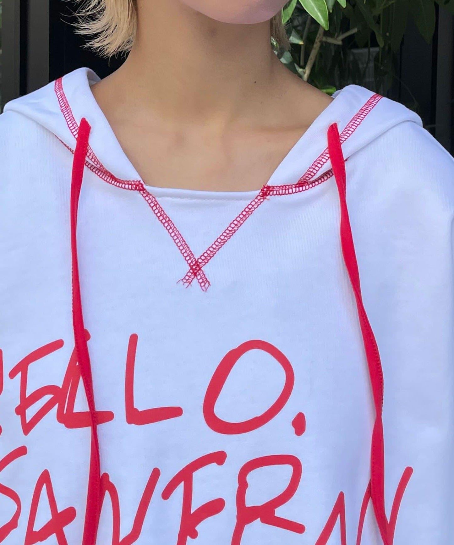 【HELLO.SANFRANCISCO/ハローサンフランシスコ】連帽印花衛衣