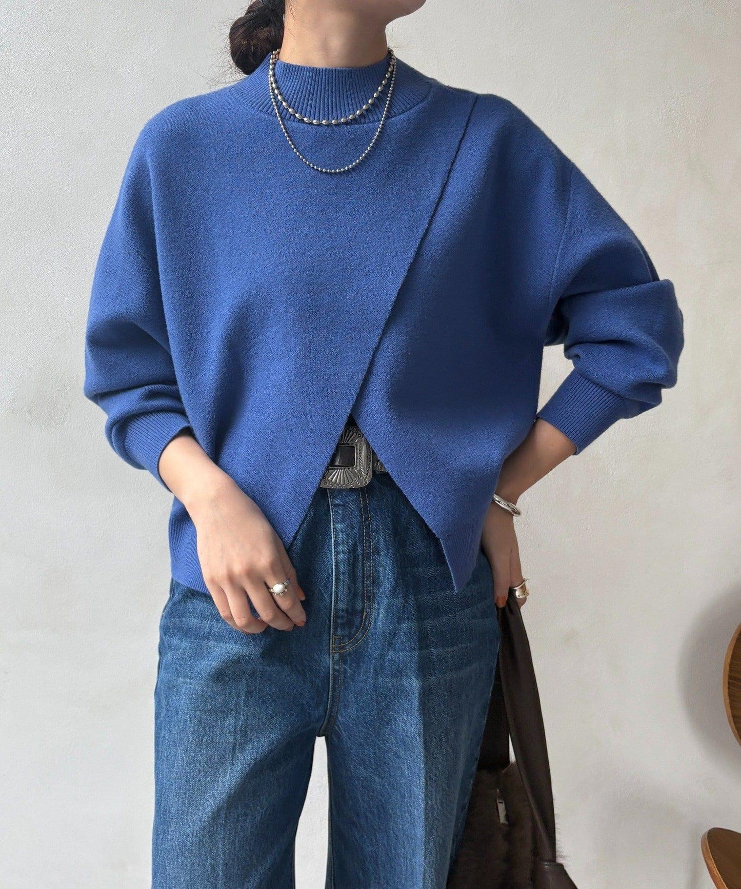 短款兩穿針織衫