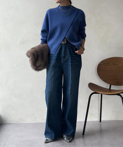 短款兩穿針織衫