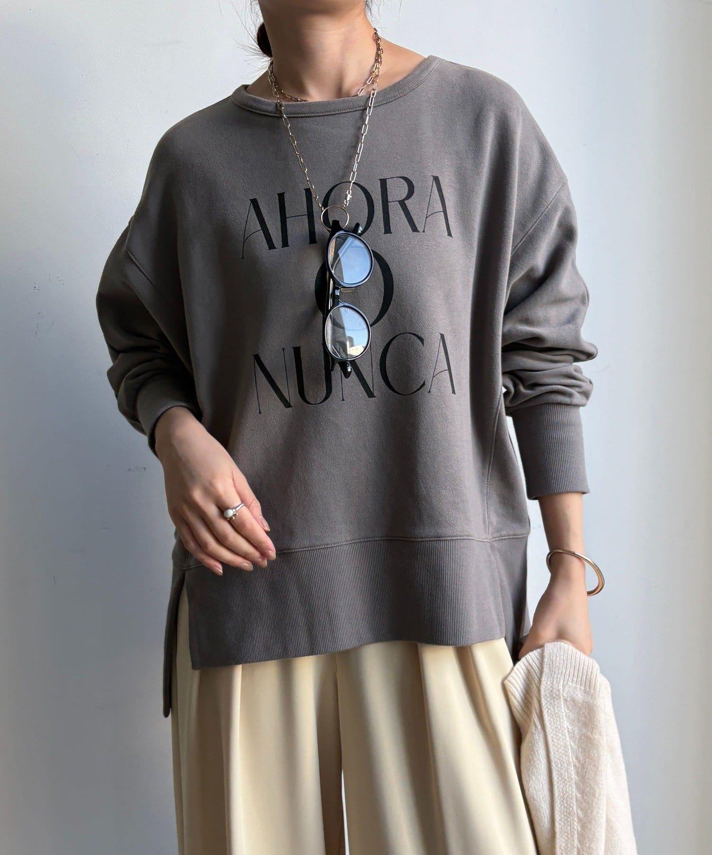 側開叉標誌衛衣