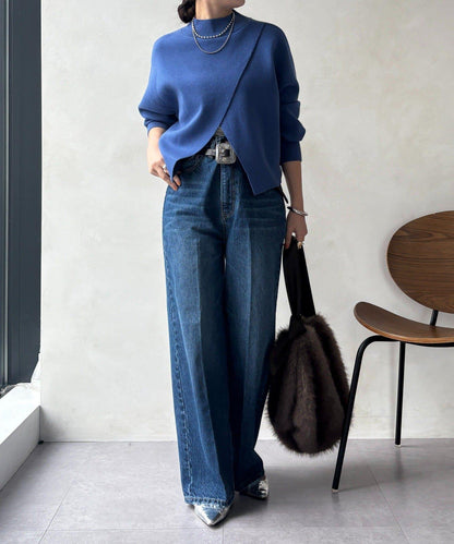 短款兩穿針織衫