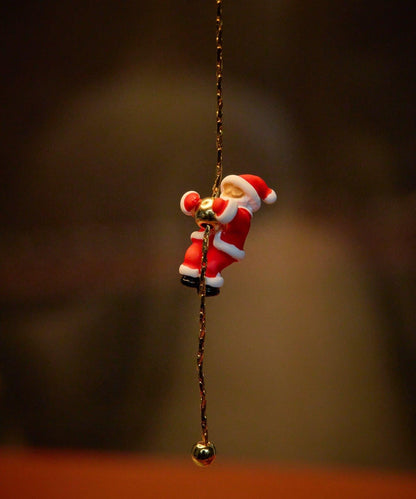 攀巖聖誕老人耳環