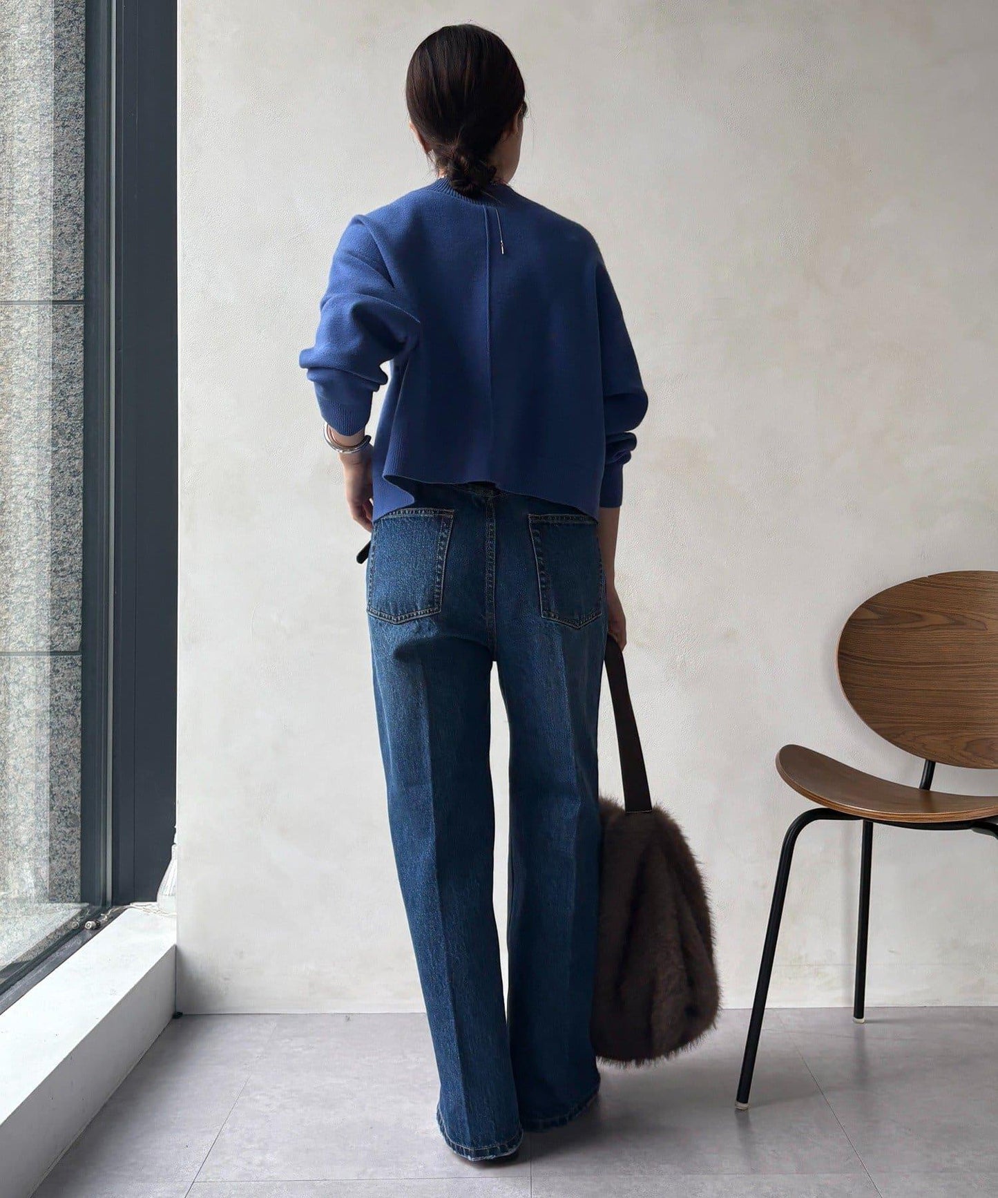 短款兩穿針織衫