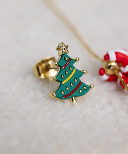 攀巖聖誕老人耳環