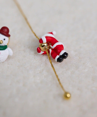 攀巖聖誕老人耳環
