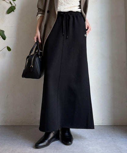 加絨DD刺繡半身裙