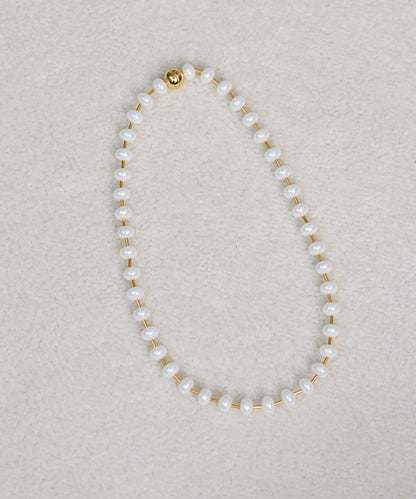 蝴蝶結珍珠項鍊