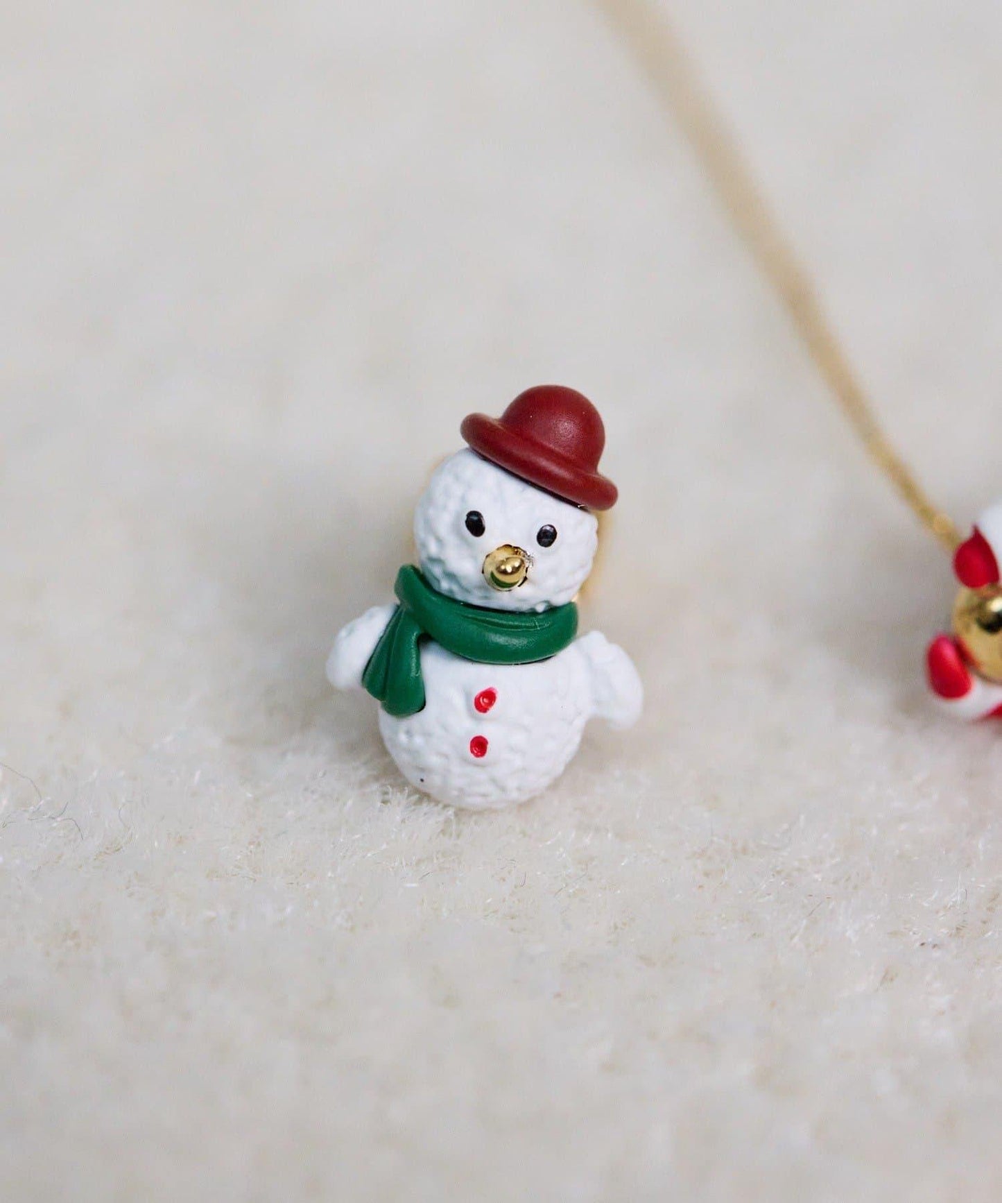 攀巖聖誕老人耳環