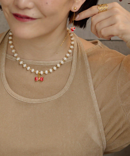 蝴蝶結珍珠項鍊