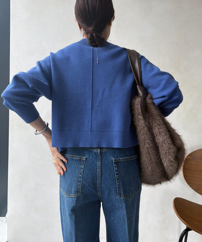 短款兩穿針織衫