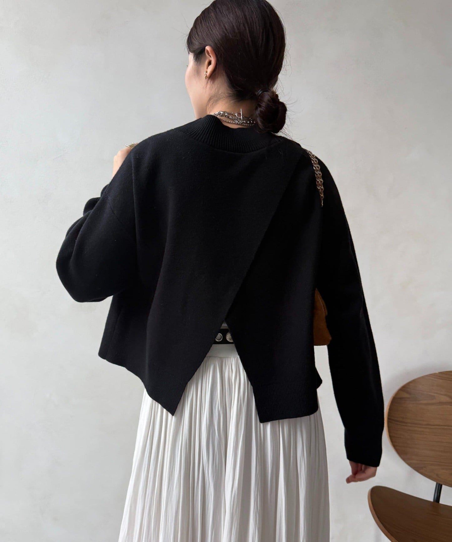 短款兩穿針織衫