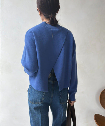 短款兩穿針織衫