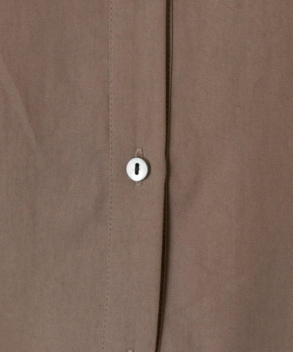 後背拼接褶皺襯衫