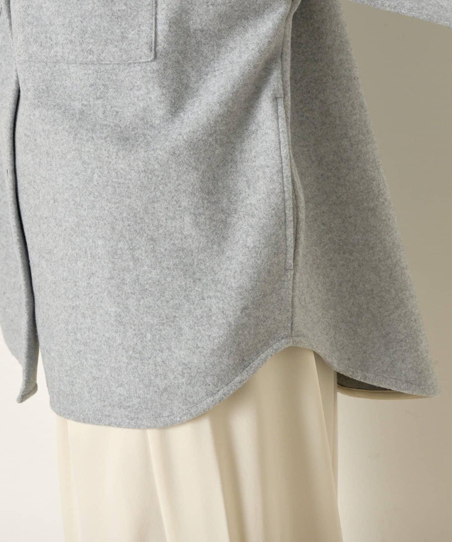 羊毛感寬鬆夾克