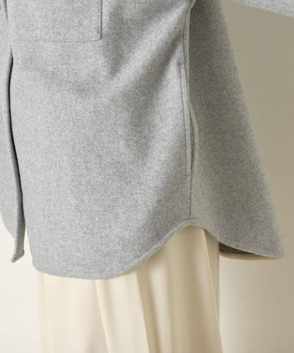 羊毛感寬鬆夾克