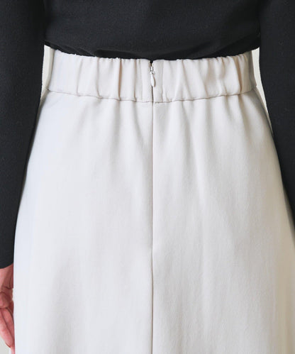 不對稱裹身風格喇叭裙