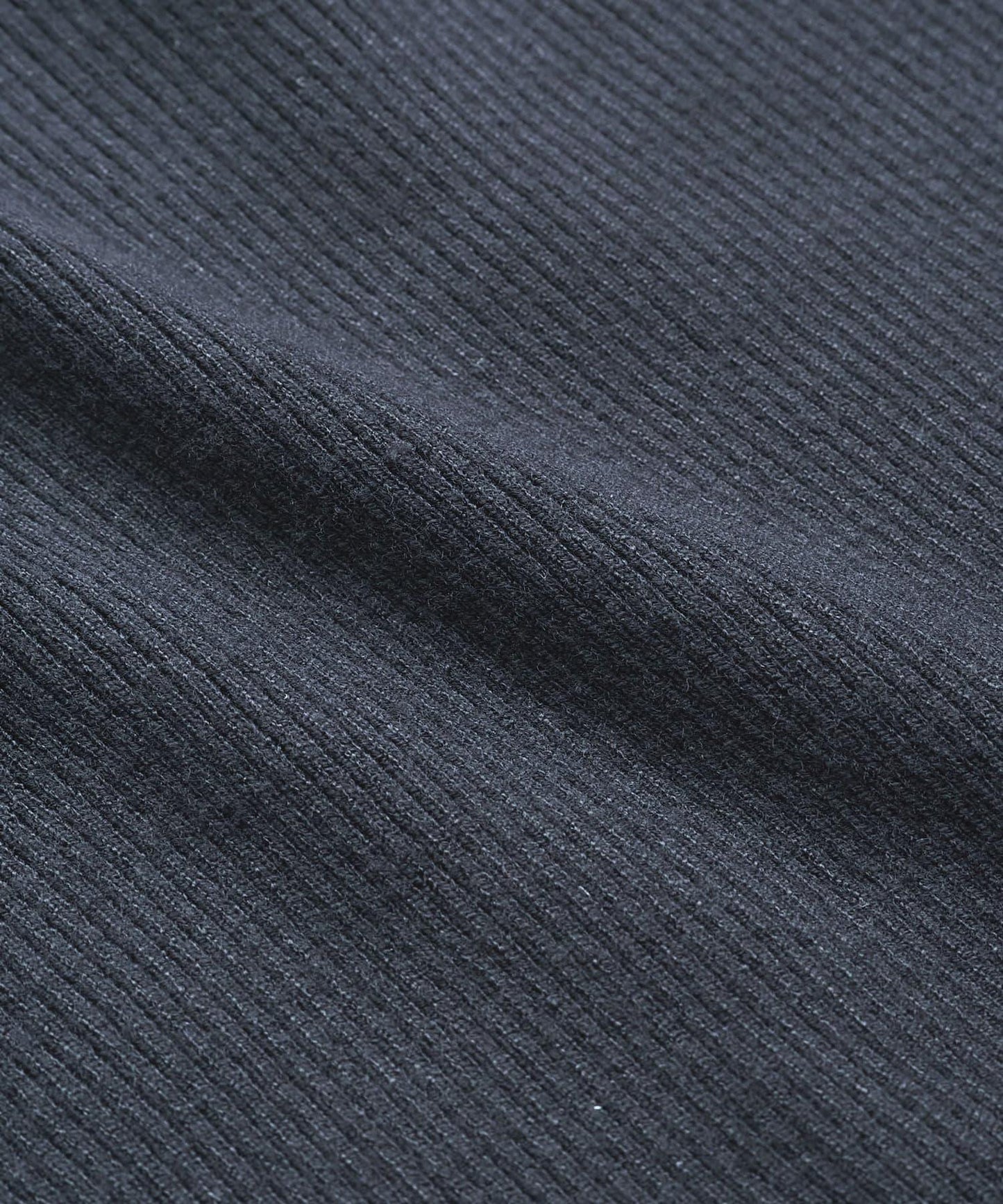 安哥拉觸感墊肩羅紋針織衫