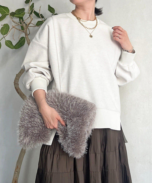 加絨粘合套頭衫